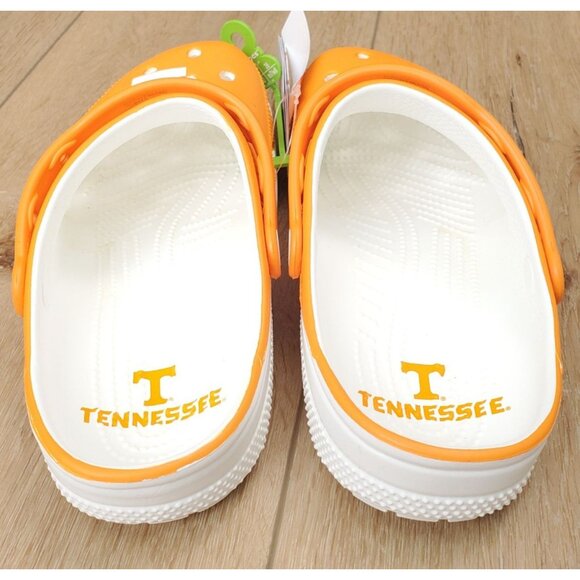 University of Tennessee Volunteers Crocs Classic VOLS Clogs Mens 8 W10 Shoes NEW - Picture 3 of 10